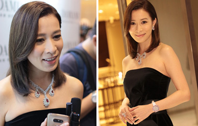 43岁佘诗曼黑裙秀香肩优雅迷人,举手投足浓浓女人味!