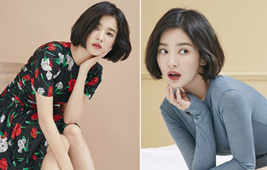 宋慧乔短发造型拍写真，清纯人妻花样秀美腿！