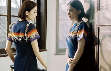 娜扎新写真复古未来风格碰撞,气质展现浓郁古典韵味!