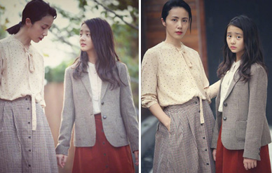 黄磊掌镜为孙莉多多拍照 母女俩颜值超高好似姐妹!