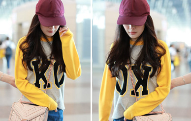 杨幂启程赴纽约时装周,机场穿搭又美又潮!